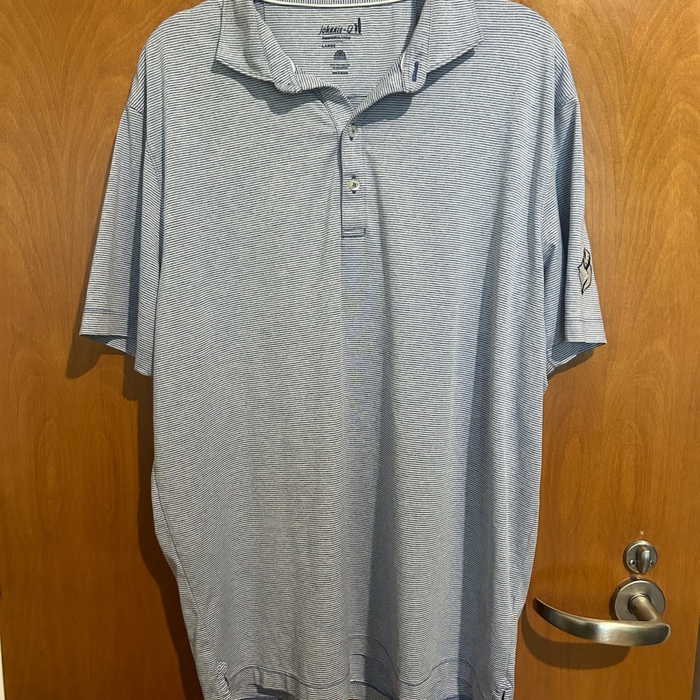 Men’s Johnnie-o Performance Striped Golf Polo